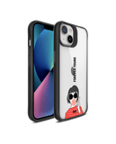 DailyObjects Young At Heart Black Hybrid Clear Case Cover For iPhone 13 Mini
