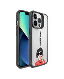 DailyObjects Young At Heart Black Hybrid Clear Phone Case Cover For iPhone 14 Pro