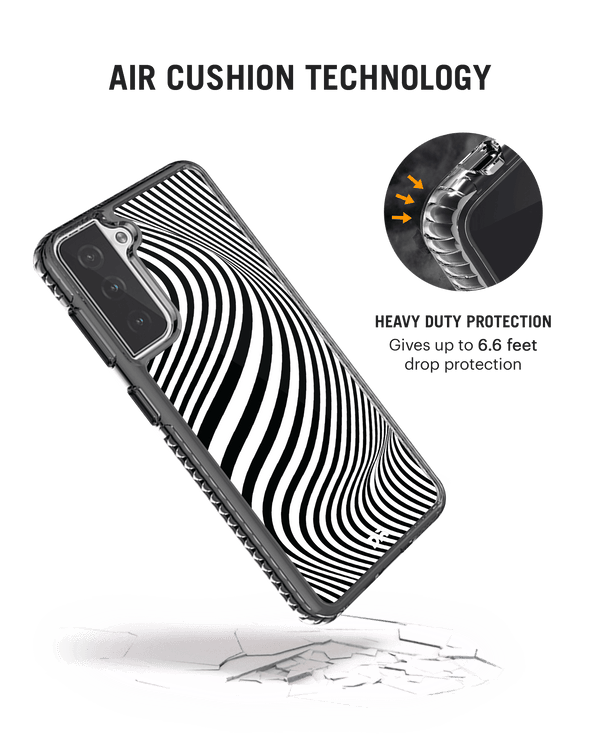 DailyObjects Zebra Waves Stride 2.0 Case Cover For Samsung Galaxy S21