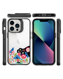 DailyObjects Day Dreamer Black Hybrid Clear Case Cover For iPhone 13 Pro