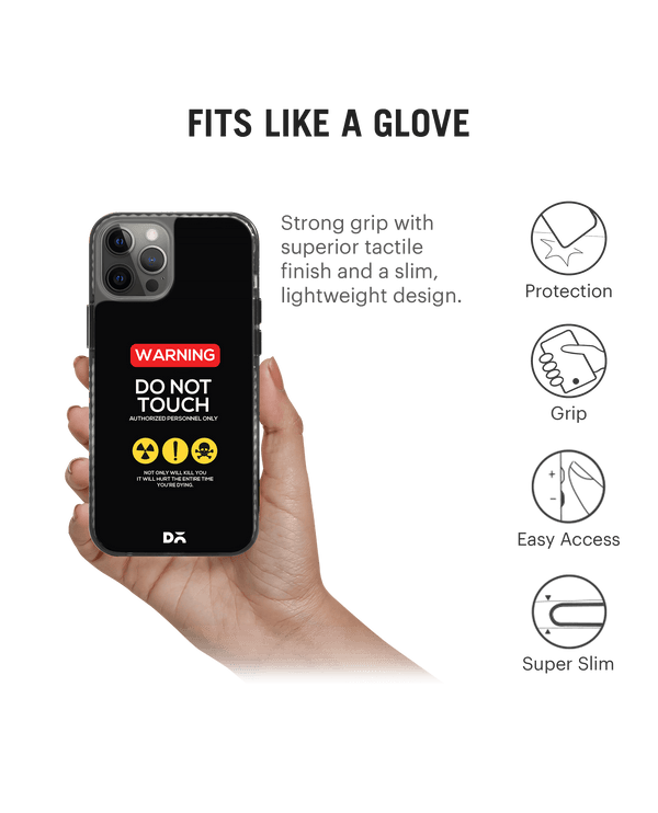 DailyObjects Do Not Touch Stride 2.0 Case Cover For iPhone 12 Pro