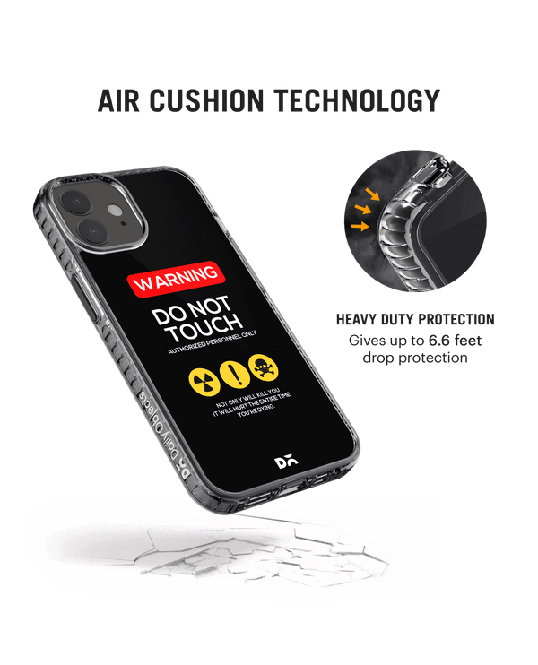 DailyObjects Do Not Touch Stride 2.0 Case Cover For iPhone 12