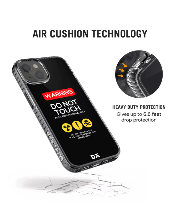 DailyObjects Do Not Touch Stride 2.0 Phone Case Cover For iPhone 14
