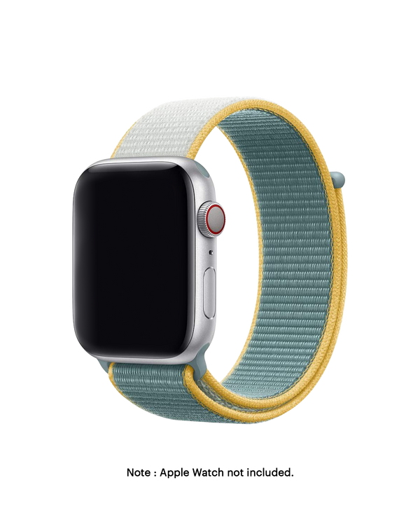 Teal Dual Colour Nylon Apple WatchBand (38/40/41mm)