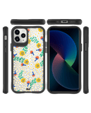 DailyObjects Festive Flora Black Hybrid Clear Case Cover For iPhone 11 Pro