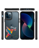 DailyObjects Fly High Black Hybrid Clear Case Cover For iPhone 12 Pro Max