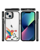 DailyObjects Fly High Black Hybrid Clear Case Cover For iPhone 13 Mini
