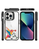 DailyObjects Fly High Black Hybrid Clear Case Cover For iPhone 13 Pro Max