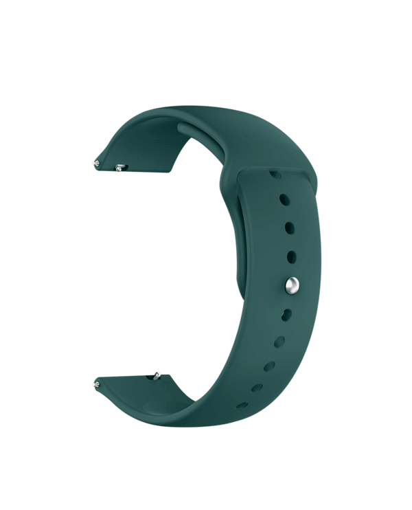 Green Silicone Click Universal WatchBand (22mm)