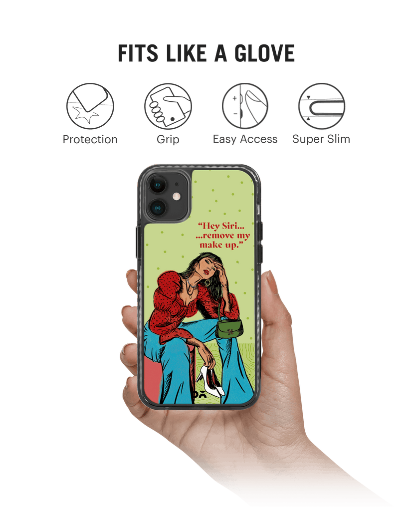 DailyObjects Hey Siri Stride 2.0 Case Cover For iPhone 11