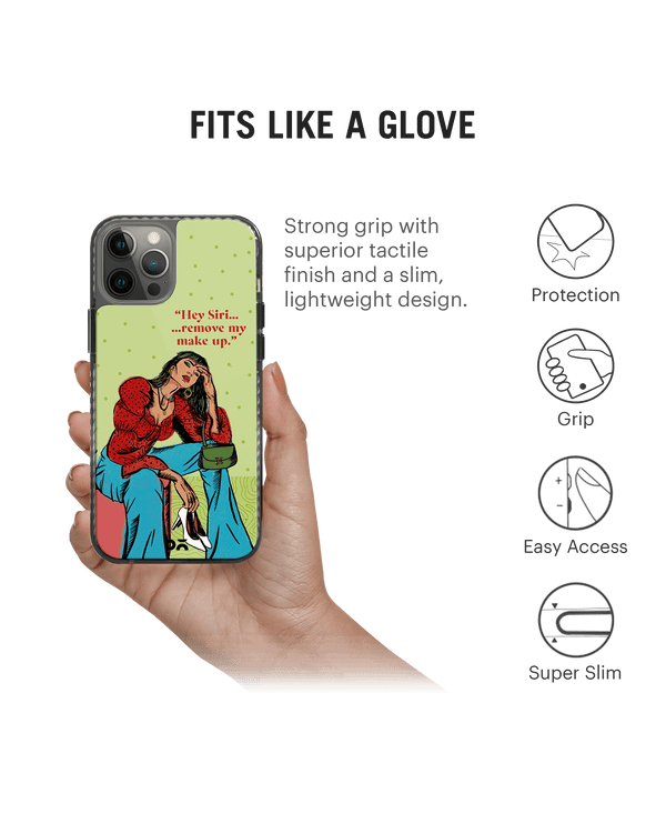 DailyObjects Hey Siri Stride 2.0 Case Cover For iPhone 12 Pro Max