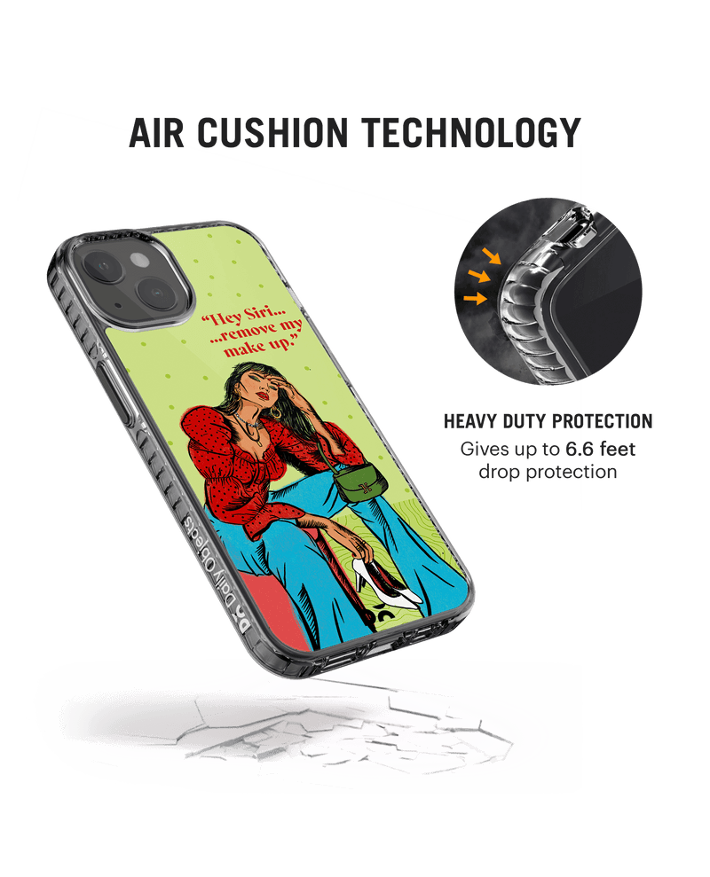 DailyObjects Hey Siri Stride 2.0 Case Cover For iPhone 13 Mini