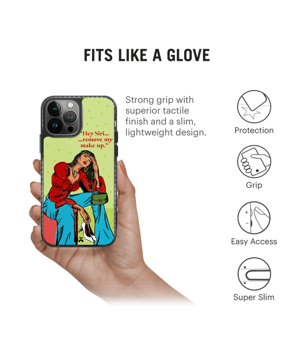 DailyObjects Hey Siri Stride 2.0 Phone Case Cover For iPhone 14 Pro Max