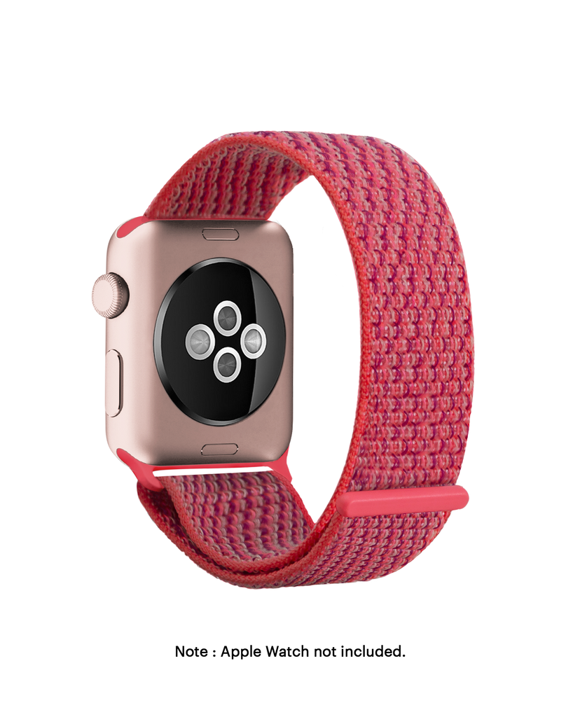 Dailyobjects Army Green Nylon Apple Watchband 38 40 41MM Hibiscus 42 44 45 49 mm