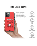 DailyObjects I Don't Care Stride 2.0 Case Cover For iPhone 12 Pro
