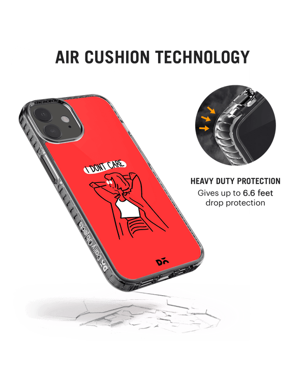 DailyObjects I Don't Care Stride 2.0 Case Cover For iPhone 12