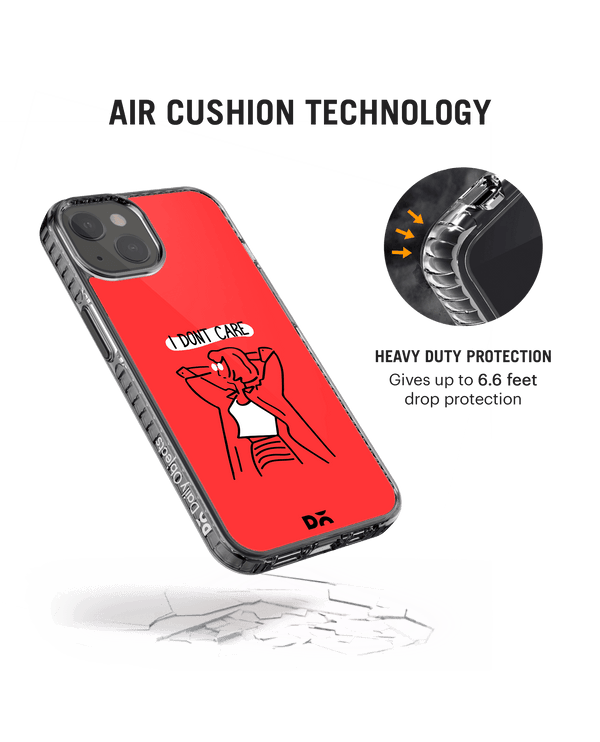 DailyObjects I Don't Care Stride 2.0 Case Cover For iPhone 13