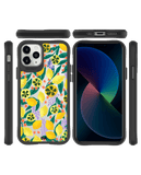 DailyObjects Lemony Leafy Black Hybrid Clear Case Cover For iPhone 11 Pro Max