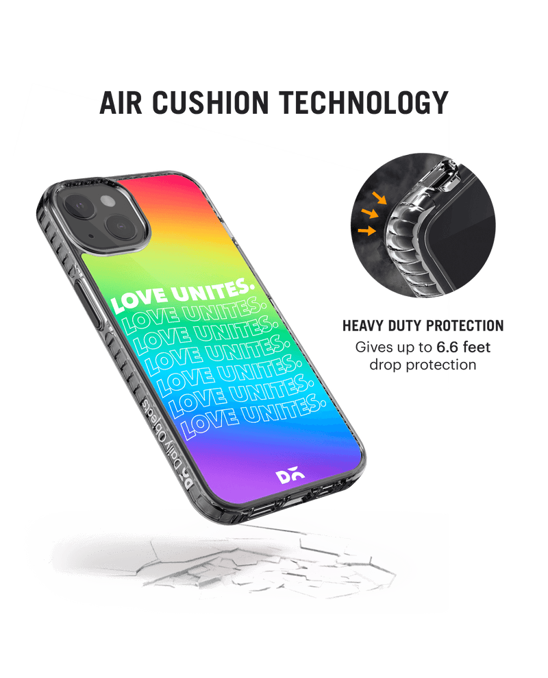DailyObjects Love Unites Stride 2.0 Phone Case Cover For iPhone 14