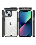 DailyObjects Mandala Flake Off White Black Hybrid Clear Case Cover For iPhone 13 Mini