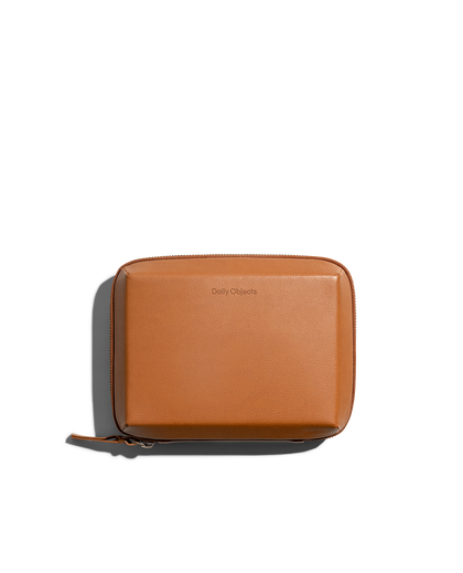 Marshal Mini Tech Kit Organiser -Leatherite - Tan