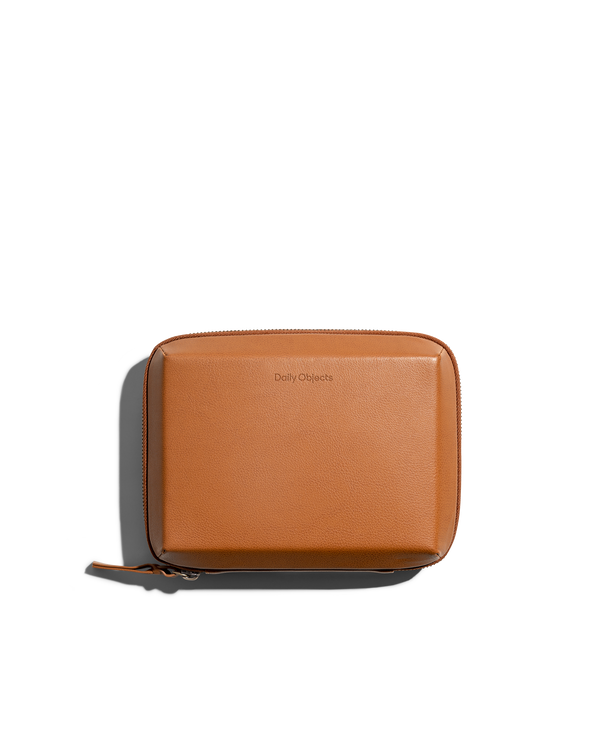 Marshal Mini Tech Kit Organiser -Leatherite - Tan