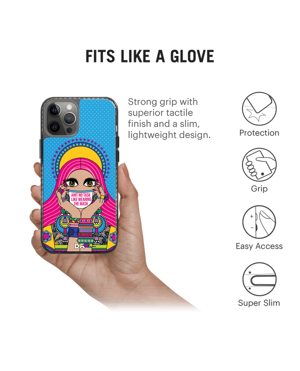 DailyObjects Mask-Up Millennial Stride 2.0 Case Cover For iPhone 12 Pro Max