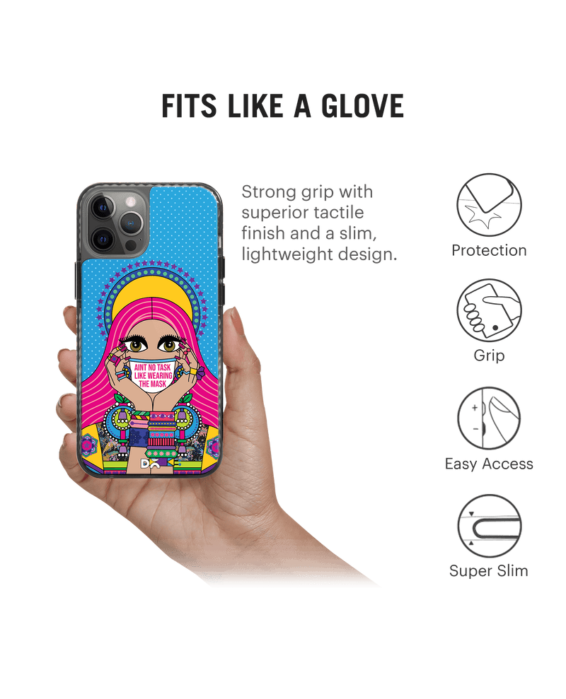 DailyObjects Mask-Up Millennial Stride 2.0 Case Cover For iPhone 12 Pro Max