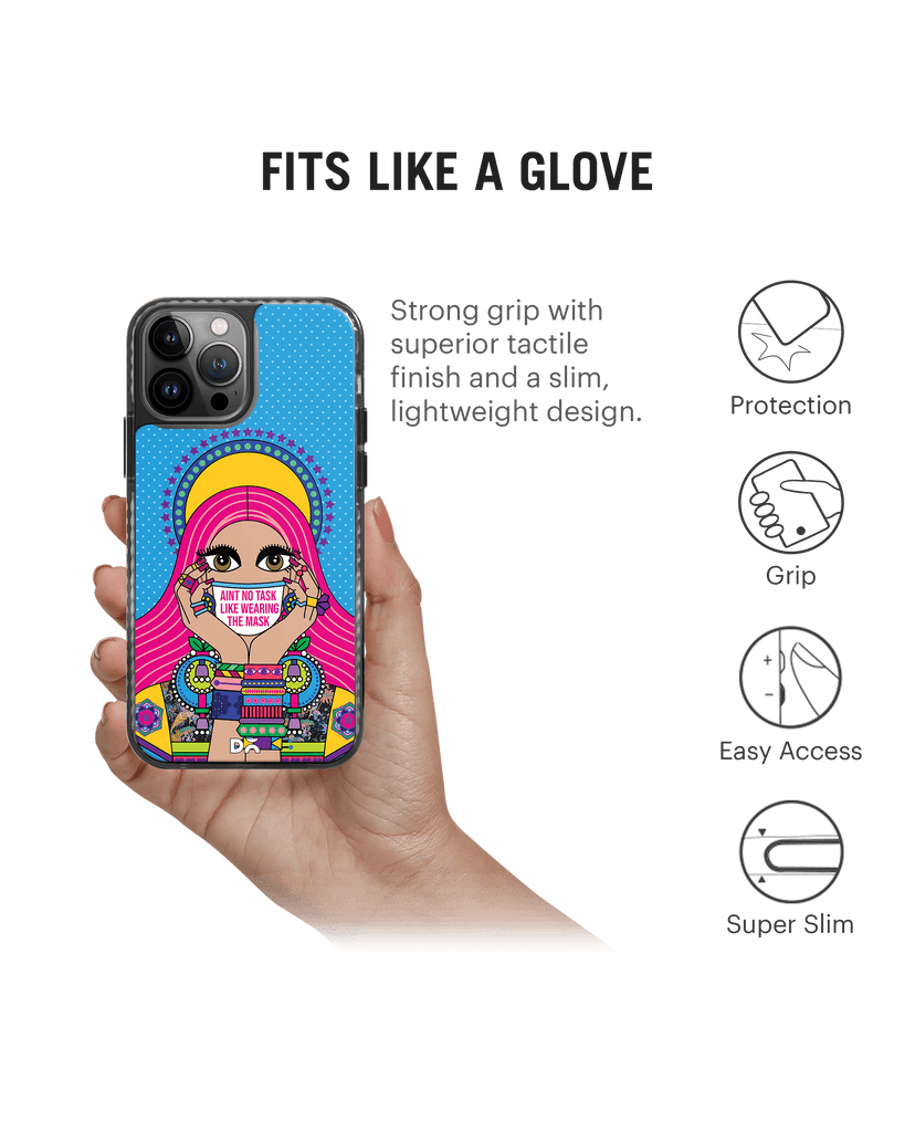 DailyObjects Mask-Up Millennial Stride 2.0 Case Cover For iPhone 13 Pro