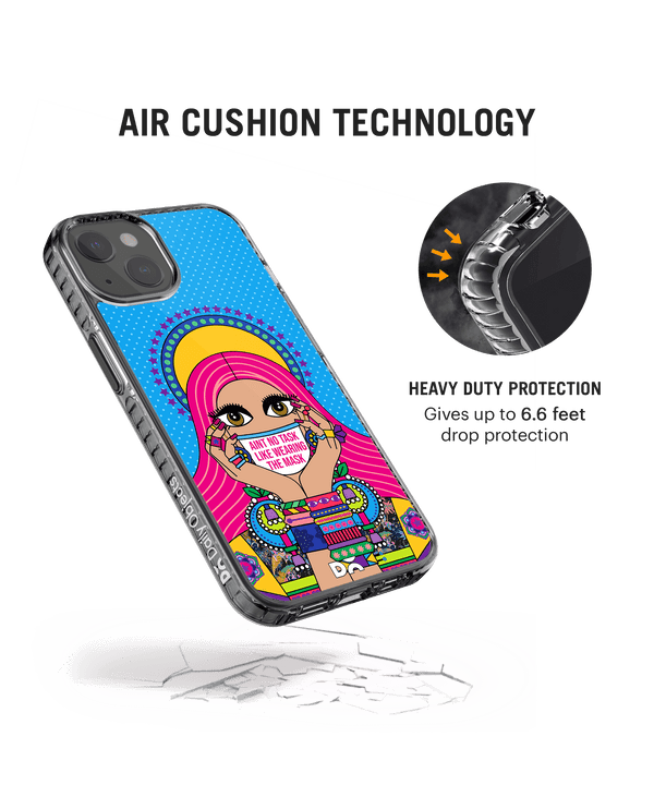 DailyObjects Mask-Up Millennial Stride 2.0 Phone Case Cover For iPhone 14
