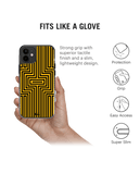 DailyObjects Maze Ochre Stride 2.0 Case Cover For iPhone 12