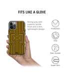 DailyObjects Maze Ochre Stride 2.0 Case Cover For iPhone 12 Pro
