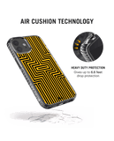 DailyObjects Maze Ochre Stride 2.0 Case Cover For iPhone 12