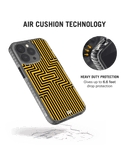 DailyObjects Maze Ochre Stride 2.0 Case Cover For iPhone 13 Pro