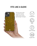 DailyObjects Maze Ochre Stride 2.0 Phone Case Cover For iPhone 14