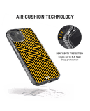 DailyObjects Maze Ochre Stride 2.0 Phone Case Cover For iPhone 14 Plus