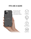 DailyObjects Maze White Stride 2.0 Case Cover For iPhone 12 Pro Max