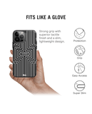 DailyObjects Maze White Stride 2.0 Case Cover For iPhone 13 Pro