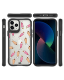 DailyObjects Milkshake Icon Black Hybrid Clear Case Cover For iPhone 11 Pro Max