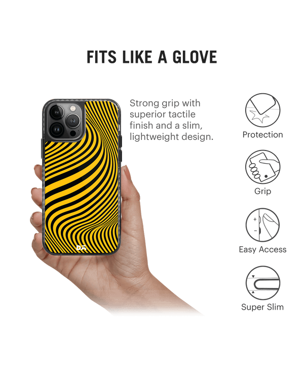 Ochre Waves Stride 2.0 Case Cover For iPhone 13 Pro Max