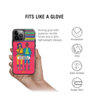 DailyObjects Overthinking & Overdrinking Stride 2.0 Phone Case Cover For iPhone 14 Pro