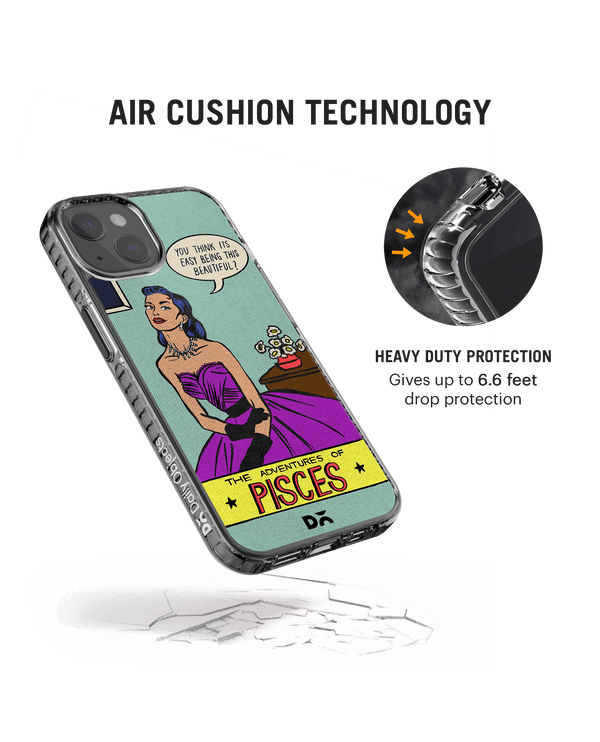 DailyObjects Pisces Stride 2.0 Case Cover For iPhone 13 Mini