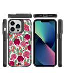 DailyObjects Pomegranate Party Black Hybrid Clear Phone Case Cover For iPhone 14 Pro