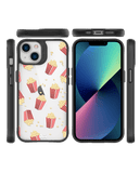 DailyObjects Popcorn Icon Black Hybrid Clear Case Cover For iPhone 13 Mini