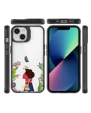 DailyObjects Rastafari Black Hybrid Clear Case Cover For iPhone 13 Mini