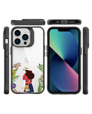 DailyObjects Rastafari Black Hybrid Clear Case Cover For iPhone 13 Pro Max