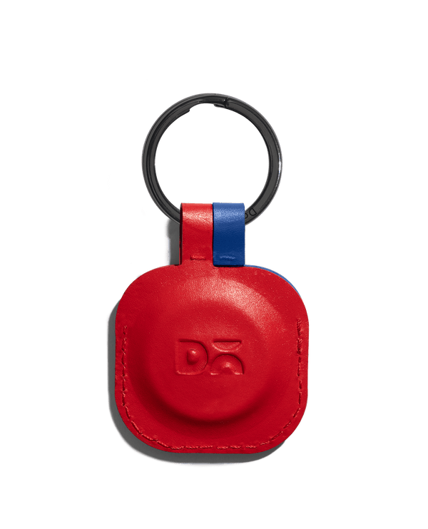 Blue-Mustard Zine AirTag Case (Square)