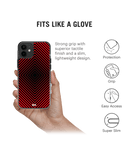 DailyObjects Rhombus Red Stride 2.0 Case Cover For iPhone 12