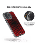 DailyObjects Rhombus Red Stride 2.0 Case Cover For iPhone 13 Pro Max