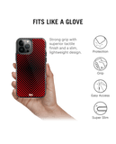 DailyObjects Rhombus Red Stride 2.0 Phone Case Cover For iPhone 14 Pro
